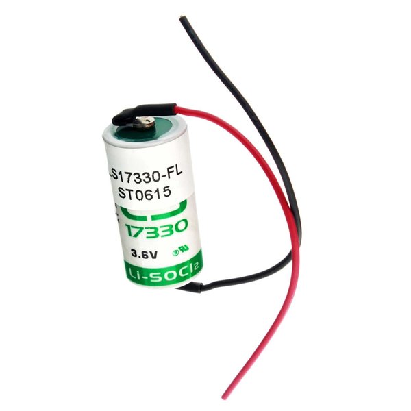 Saft LS17330 W Wire Leads 2/3A 3.6V Lithium Thionyl Chloride Battery LS17330_WIRE